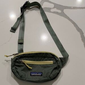 Patagonia Olive Green Belt Bag